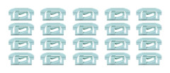 20x Vindruta & Bakruta Dekorlist Klämmor 1654047 För Chevy Monte Carlo