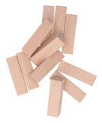 11 st Snida Träblock Obehandlat Trästämpel Naturlig Bok DIY Täljverktyg 7 x 2 x 2 cm för Nybörjare till Expert