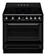 Smeg TR90IPBL Victoria induktionsspis med pyrolys 90 cm, svart