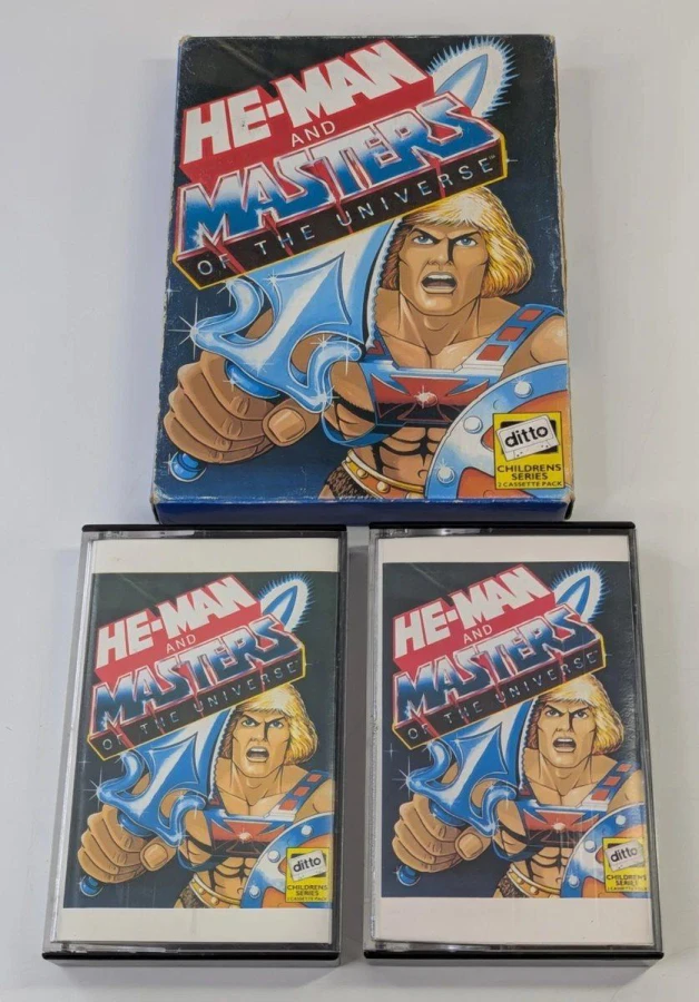 He Man & Masters Of The Universe 2 Cassette Pack Ditto 1985 Story Tapes