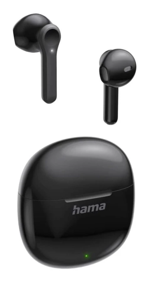 Hama Action One, True Wireless Stereo (TWS), Samtal/musik, 20 - 20000 hz, 34 g, Headset, Svart