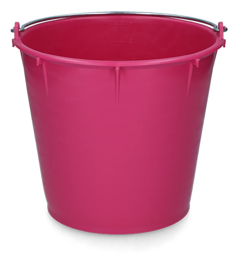 Hink 7 l med handtag rosa