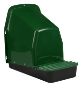Fjäderfäläggningsbo med korg