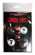 Yungblud Button Badge Pack: Logos