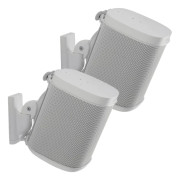 SANUS Wall Mount for Sonos One SL Play:1 Play:3 Pair White