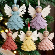 DIY Ängel Virkningsset för Julgran och Juldekorationer