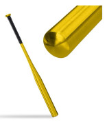 Basebollträ i gyllene aluminium
