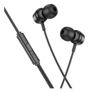 HOCO Trådbundna Hörlurar USB-C med Mikrofon M122 - Svart