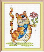 Broderikit MP Studia "Hjärt­sökare" 10x15 cm