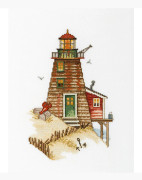 Broderikit RTO "Fyr Krabba" 17x25 cm