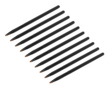 |NT| 10 st Sminkborstar Professionella Mjuka Borsthår Liggande Silkesmask Concealer Borste Med Ergonomiskt Handtag För Sminkverktyg[D]