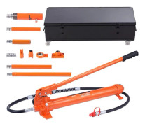Bärbart Matningskit-Duoku-20 Ton-T hydraulic jack med 4,6 fot oljeslang-Reparationsverktyg