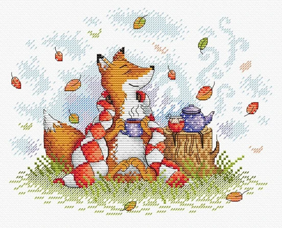 Broderikit MP Studia "Höstte" 22x18 cm
