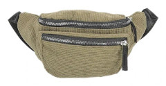 |NT| Multifunktionell midjeväska Velour Sport Midjeväska Sport Bröstväska för utomhusbruk[D] Grön 32.00X13.50X4.00CM