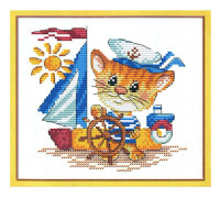 Broderikit MP Studia "Havsvarg" 18x15 cm