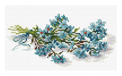 Broderikit MP Studia "Blomsterskönhet" 18x15 cm