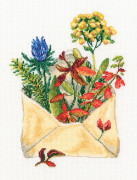 Broderikit RTO "Brev från skogen" 15x20.5 cm