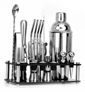20 st Cocktailset Boston Shaker Mixer Rostfritt Dryckstillverkningskit för Hemmabaranvändning flerfärgad