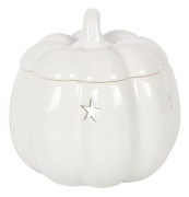 Something Different Keramisk Pumpa Oljebrännare En Storlek Vit White One Size