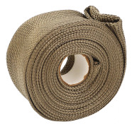 Slang Värmeskyddshylsa 9,8FT Basaltfiber Brandsäker Avgasrör Värmebeständig Isolering Wrap