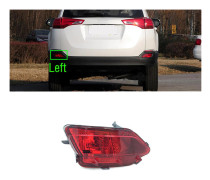 Vänster bakre stötfångarljusreflektor lampskydd för Toyota RAV4 2013 2014 2015