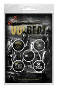 Volbeat Outlaw Gentlemen Button Badge (Pack of 5)