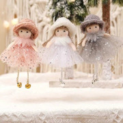 3-pack Juldocka Hängande Ängel, Ängeldocka Hängen, Julgranshängen, Juldekoration Ängeldocka
