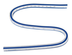 Flexibel kurvmall mätverktyg för ritning, målning, grafik och kläddesign (40 cm)