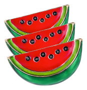 3 st Mini Vattenmelon Brosch Nål Kläder Kavajnål Tecknad Brosch Nål för Kvinnor