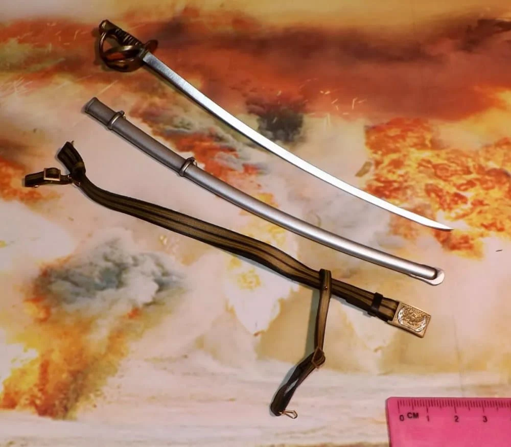 1/6 Scale Dragon In Dreams DID US Civil War Metal Sword from Dunbar NS80175
