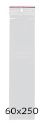 Blixtlåspåse Zippåse - 60x250 mm - 1000 st
