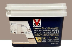 V33 Målarfärg renovering fler ytor, Hamp saten 0,5L