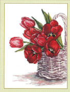 Broderikit MP Studia "Blomlycka" 25x30 cm