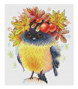 Broderikit MP Studia "Höstfågel" 14x17 cm