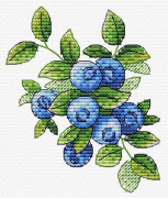 Broderikit MP Studia "Skogsblåbär" 10x11 cm