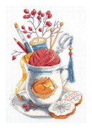 Broderikit Panna "Skaparens mugg" 24x17cm