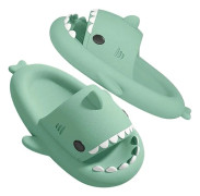 Hajtofflor för pojkar och flickor, Shark Flip Flops för män och kvinnor, Shark Slippers, Bekväma halkfria pool-hajsandaler med tjock sula för sommaren