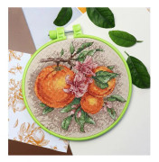 Broderikit Abris Art "Citrusnoter" 17x17 cm