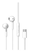 USB-C In-Ear Hi-Fi Hörlurar med Mikrofon iPhone 15,16, 17 /Samsung /Android -Vit Vit