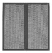|NT| 2st Magnetiskt dammfilter Praktiskt datorfodral Fläkt Dammtätt nätduk [D] Svart 24x12cm