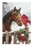 Broderikit Petit point Luca-S "Högtidsmagi" 18x27 сm