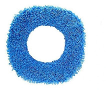 |NT| Engångsmopp, tvättbara slitstarka ersättningsmoppar i mikrofiber, blå [D]