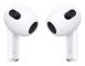 Apple AirPods - 3. generationen - äkta trådlösa hörlurar med mikrofon. - öronspets - Bluetooth - vit | Lightning laddningsfodral