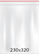Blixtlåspåse Zippåse - 230x320 mm - 100 st