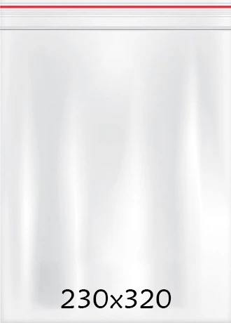 Blixtlåspåse Zippåse - 230x320 mm - 100 st