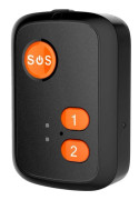 GPS-spårare, röstövervakning, vattentålig design,svart