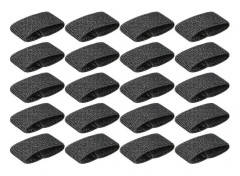 20-pack elastiska ryggsäcksremmar - bred bältesögla