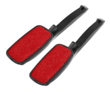 Hårborttagningsborste 2-pack, roterande antistatisk klädborste, dammborttagare