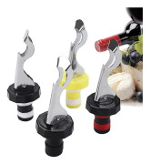 4-pack lufttäta flaskproppar, universella återanvändbara spakflaskproppar för vin, champagne, öl och drycker