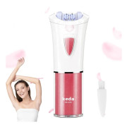 Epilator för hårborttagning för kvinnor - Bärbar epilator - Glamorös hud epilator för ansikte - Elektrisk Smooth Glide Epilator med LED-kallt ljus[co]